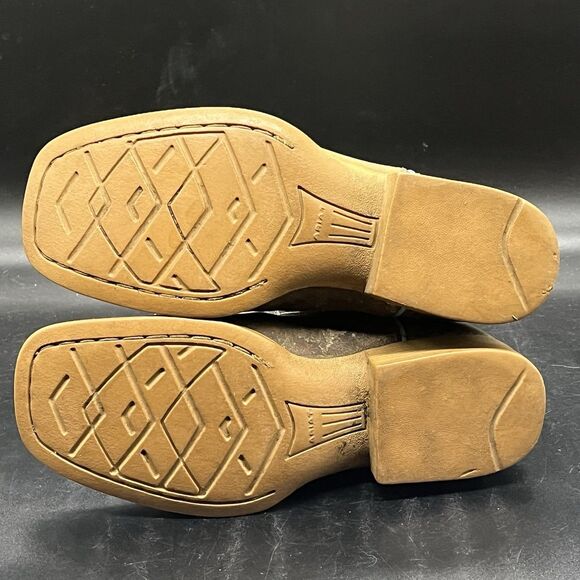 Ariat Kids Brown and Blue Western Boots - Picture 7 of 7